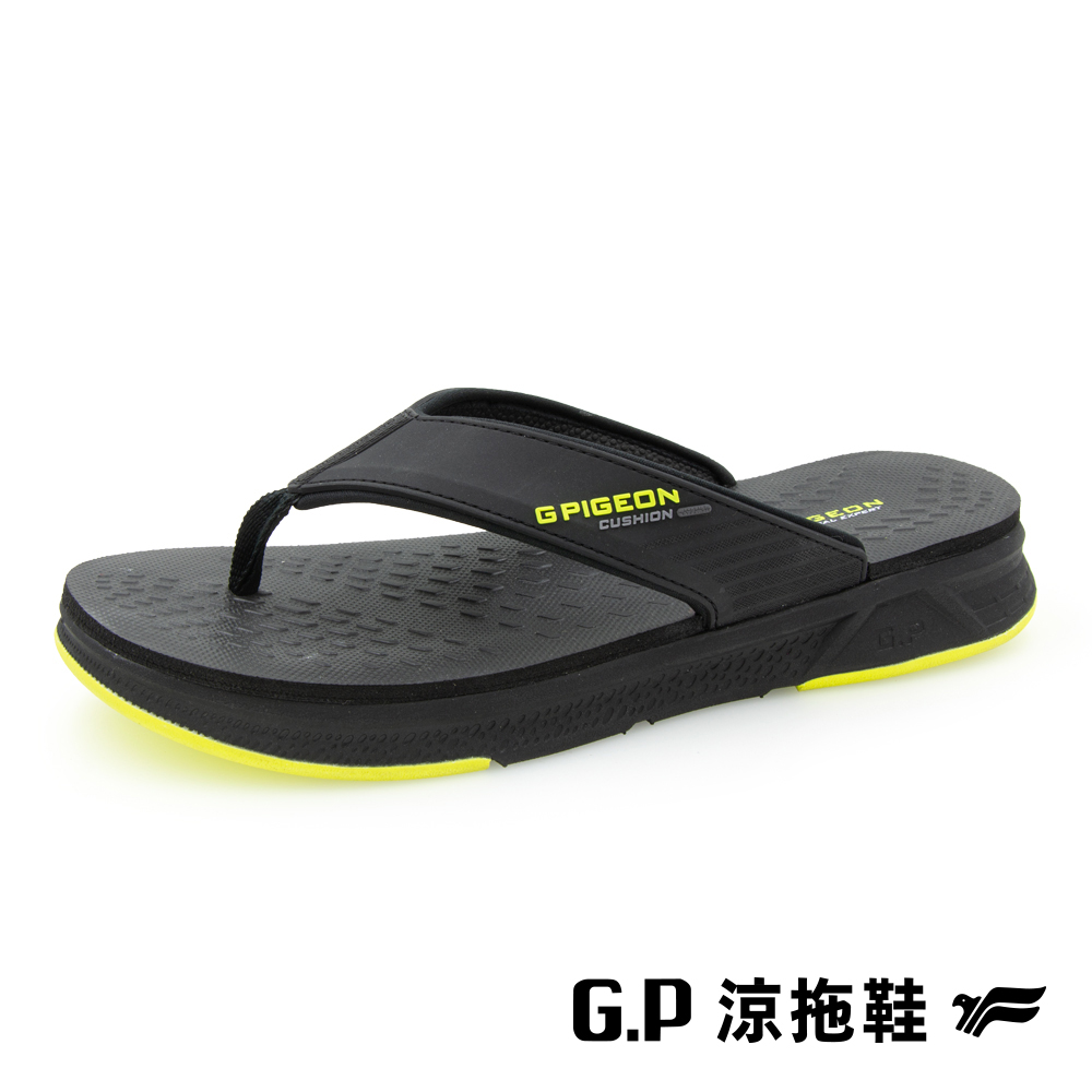 【G.P】男款輕羽量漂浮夾腳拖鞋 G9366M-60 綠色 (SIZE:39-44 共三色)