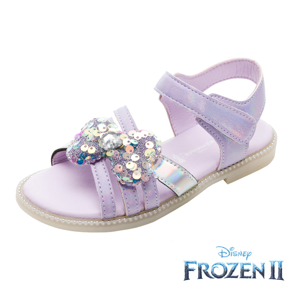 【Disney 迪士尼】冰雪奇緣2 童鞋 休閒涼鞋 紫/FNKT25077