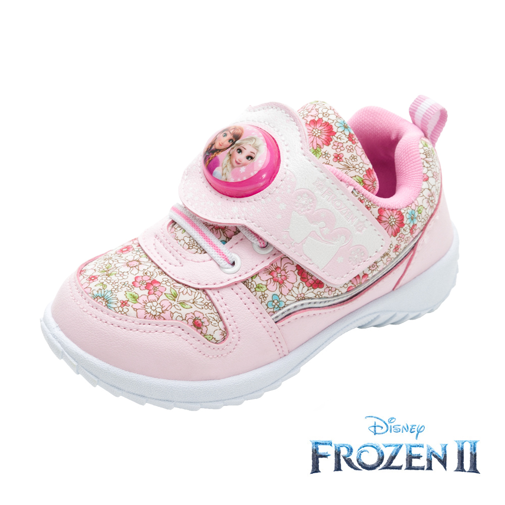 【Disney 迪士尼】冰雪奇緣2 童鞋 電燈運動鞋 粉紅/FOKX25723