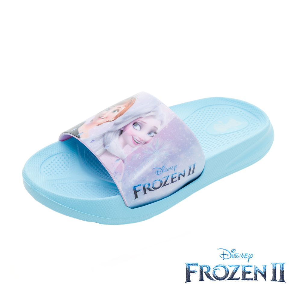 【Disney 迪士尼】冰雪奇緣2 童鞋 EVA拖鞋 藍/FNKS37006