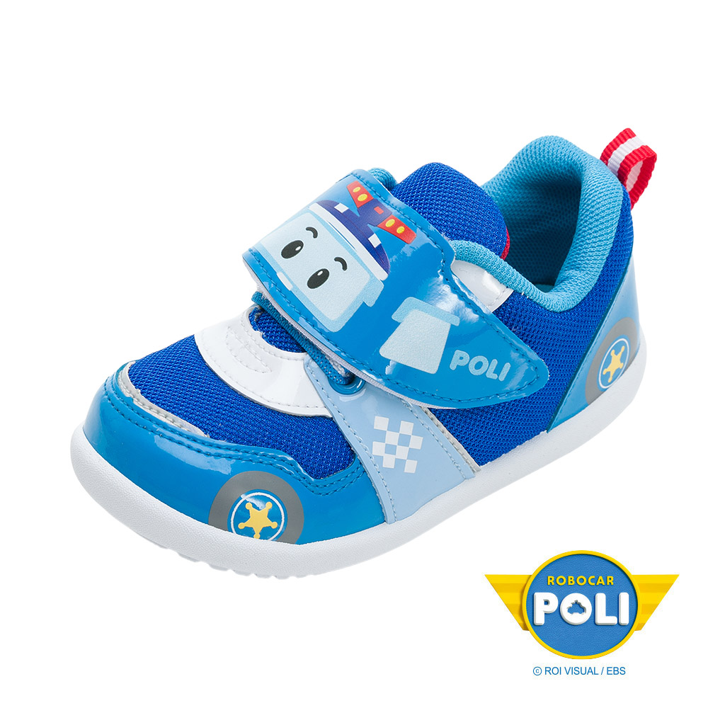 【救援小英雄POLI】波力 童鞋 休閒運動鞋 藍/POKB34206