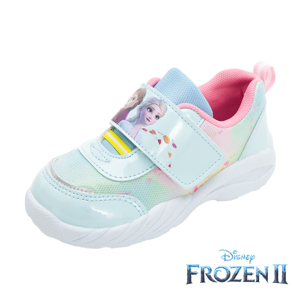 【Disney 迪士尼】冰雪奇緣 童鞋 休閒運動鞋 水藍/FNKB37306
