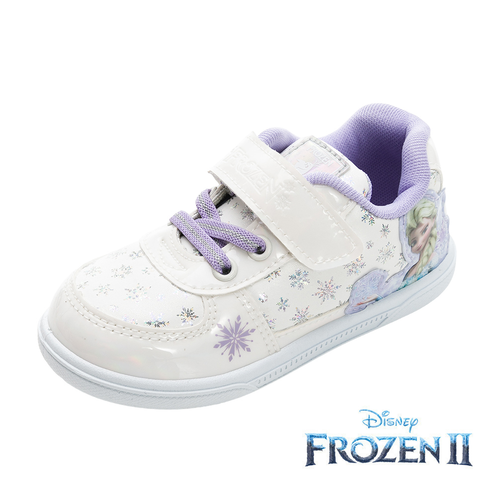 【Disney 迪士尼】冰雪奇緣 童鞋 休閒運動鞋 白紫/FOKB37747