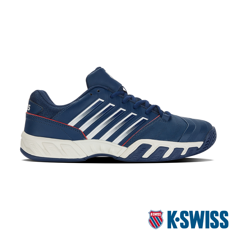 K-SWISS Bigshot Light 4輕量進階網球鞋-男-藍/白/紅
