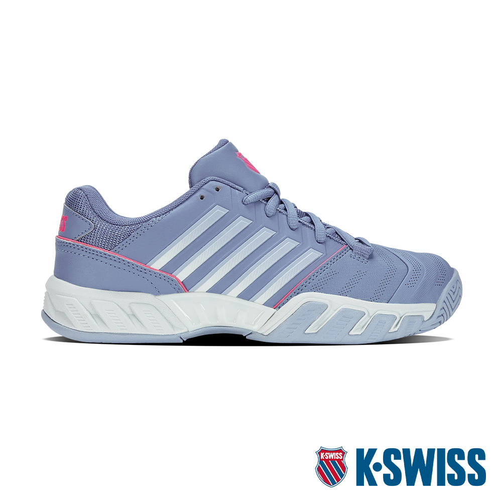 K-SWISS Bigshot Light 4輕量進階網球鞋-女-藍/桃紅