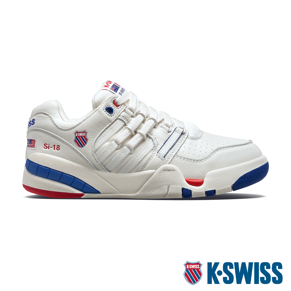 K-SWISS Si-18 International時尚運動鞋-女-白/紅/藍