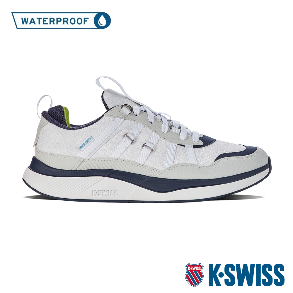 K-SWISS Hydropace WP輕量防水運動鞋-男-白/藍/萊姆綠