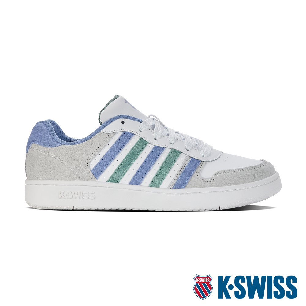 K-SWISS Court Palisades時尚運動鞋-男-白/藍/綠