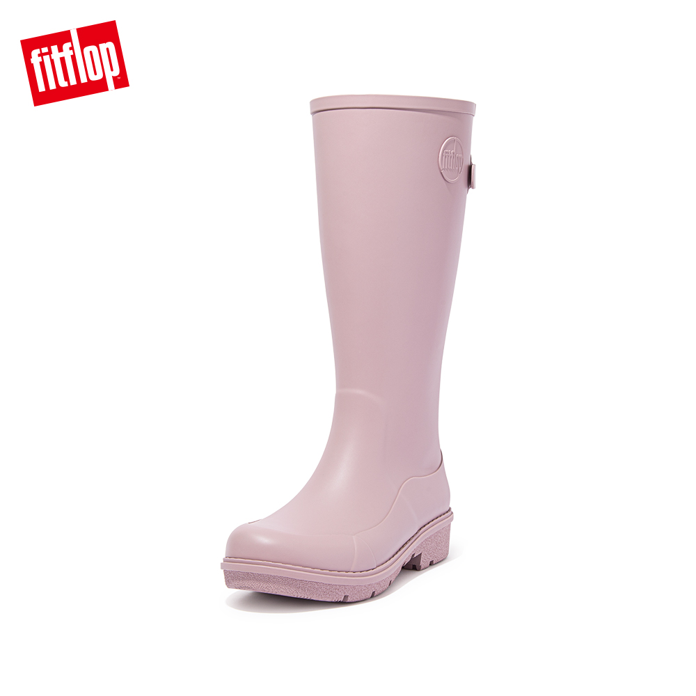 【FitFlop】WONDERWELLY TALL輕量長筒雨靴-女(粉紅色)