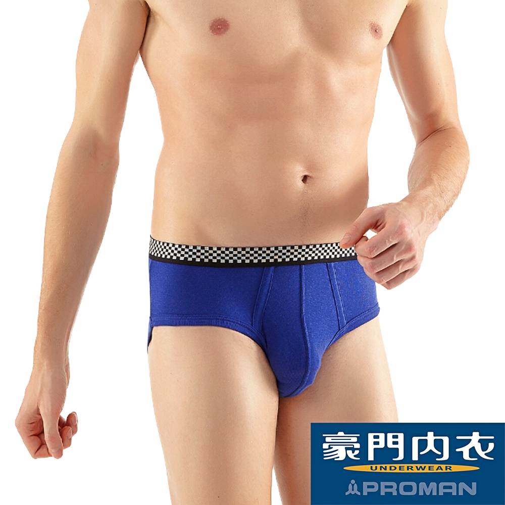 豪門PROMAN 4件組台灣製 彩色羅紋三角褲-1720(隨機取色)