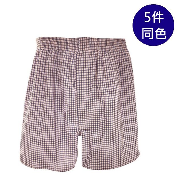 MURANO平口褲(五件組)-BK