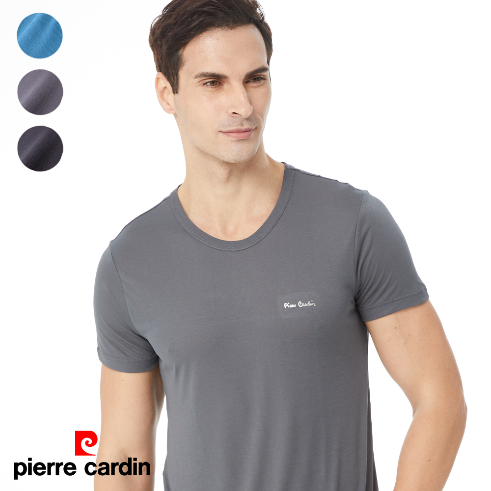 【pierre cardin 皮爾卡登】日本窩流枋涼快舒爽圓領短袖衫-C2730PC