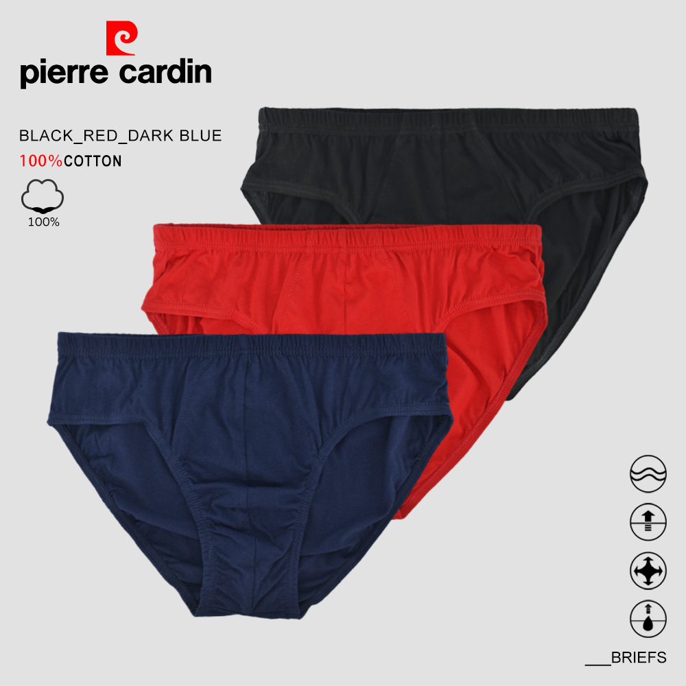 【pierre cardin 皮爾卡登】純棉透氣貼身三角褲-C1011PC