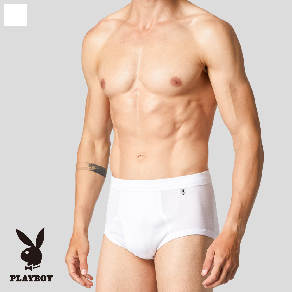 【PLAYBOY】輕柔透氣羅紋三角褲-C6320PB