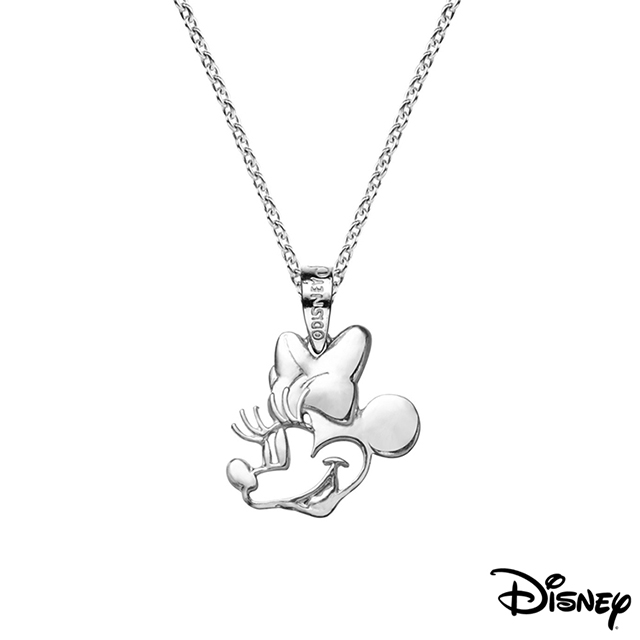 Disney迪士尼系列銀飾 純銀墜子-童話美妮款 送項鍊