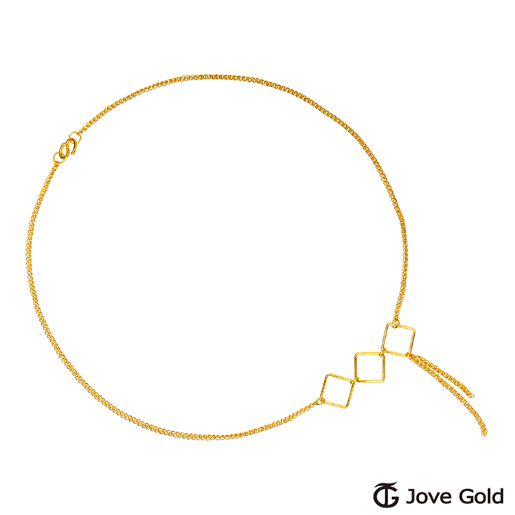 JoveGold漾金飾 精彩未來黃金項鍊