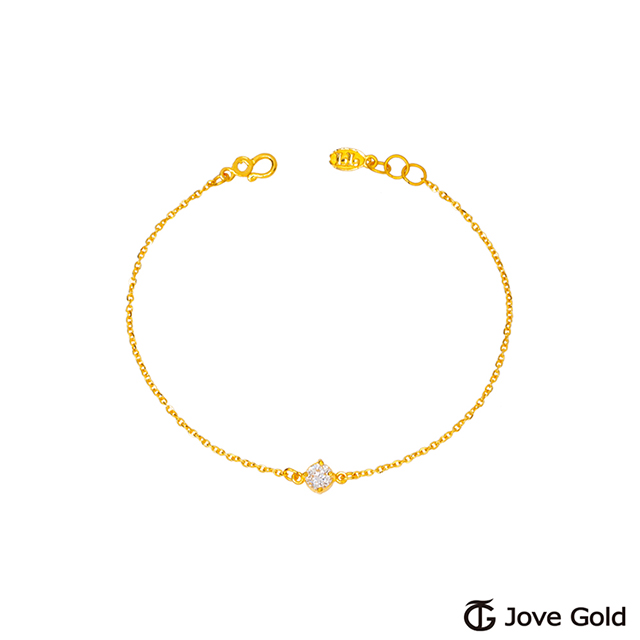 JoveGold漾金飾 日常的溫柔黃金手鍊