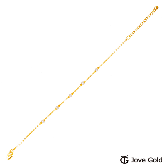 JoveGold漾金飾 最美的年華黃金手鍊