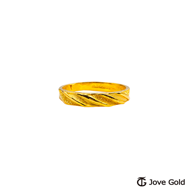 JoveGold漾金飾 收藏黃金女戒指