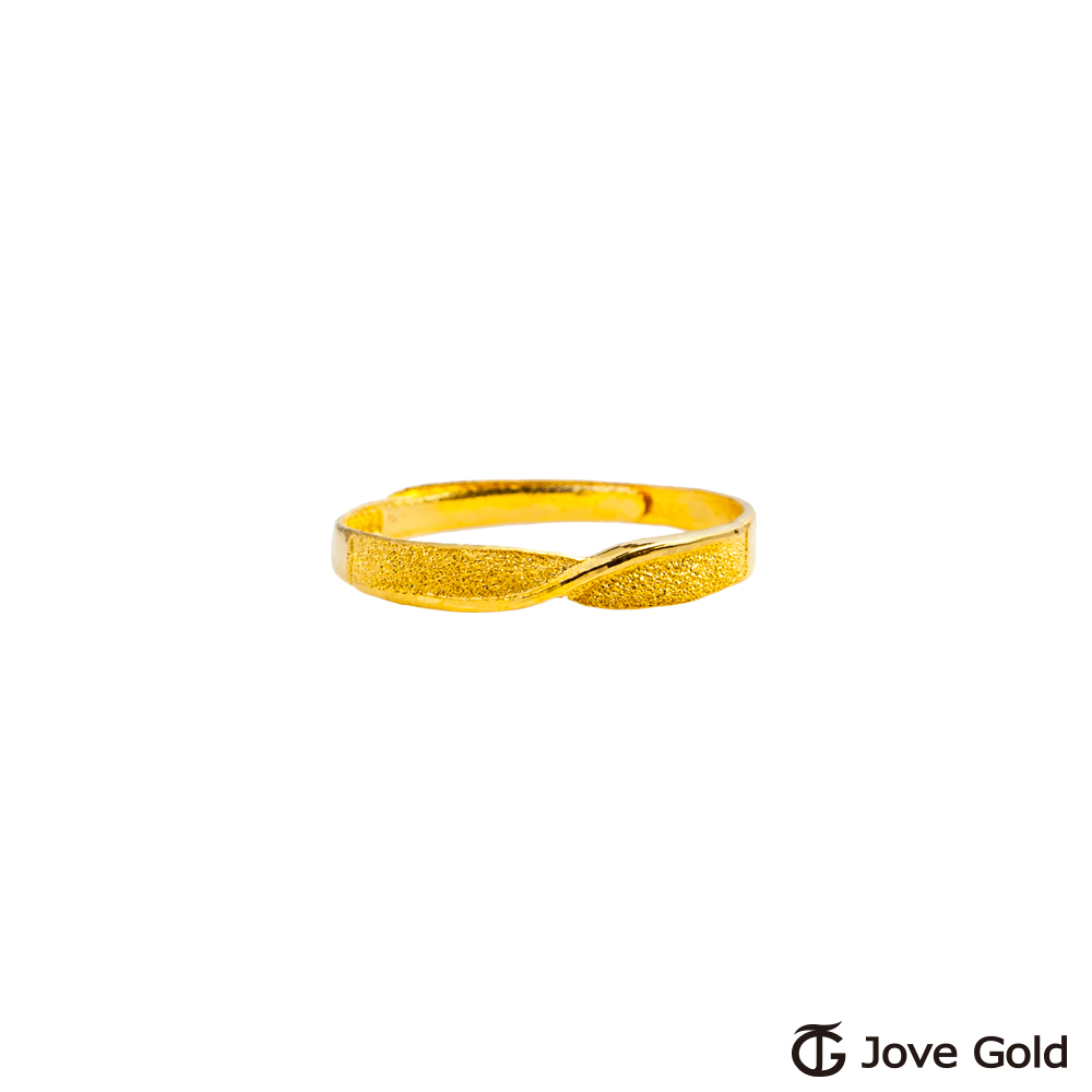 JoveGold漾金飾 夢想的約定黃金戒指