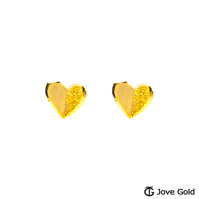 Jove Gold 漾金飾 初戀黃金耳環