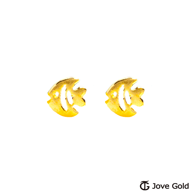 Jove Gold 漾金飾 如魚得水黃金耳環