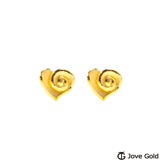 Jove Gold 漾金飾 親密黃金耳環
