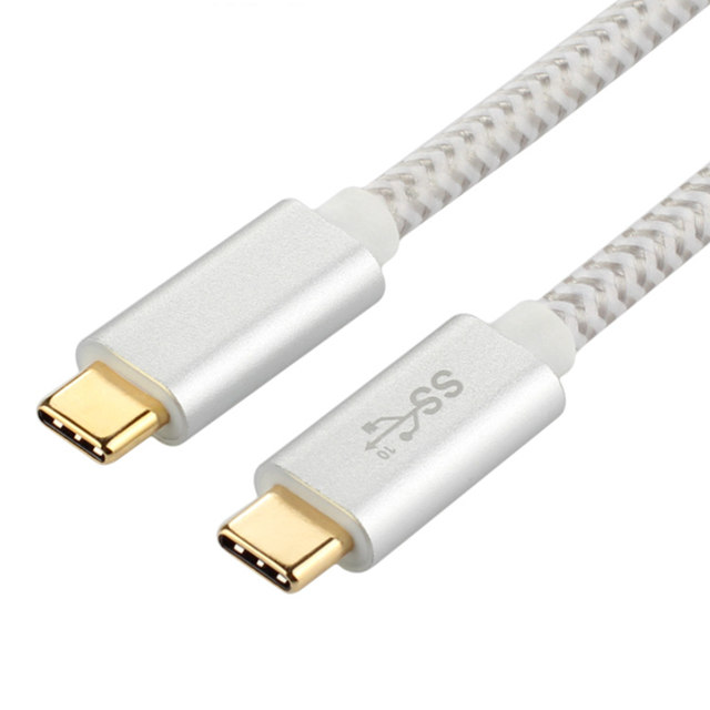 USB 3.1 Gen2 Type-C(公) 對 Type-C(公) 60W PD快充 充電線 影音傳輸線 - 1.5M編織線