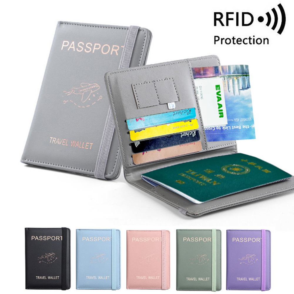 【趣Chill Life】RFID多功能防盜皮革護照套/護照夾/證件套 多卡位護照收納