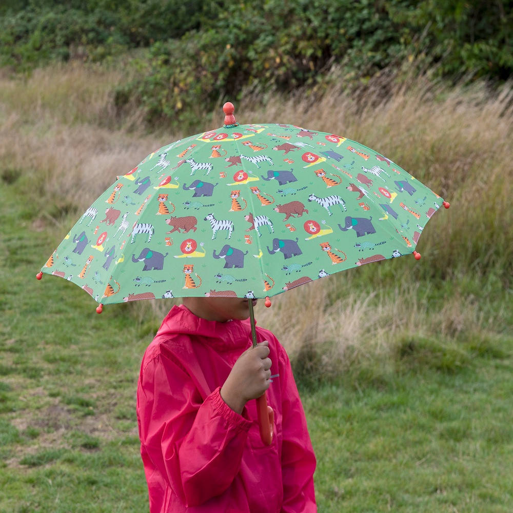 《Rex LONDON》兒童雨傘(動物派對)