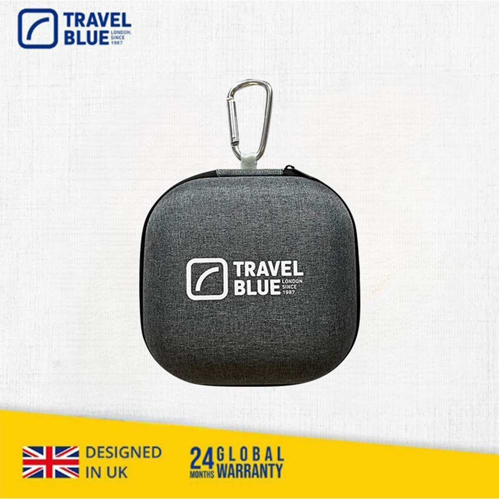 【Travel Blue 藍旅】 旅行多功能收納盒 白色頸枕收納盒 TB886(可扣揹包&行李箱) 保固24個月