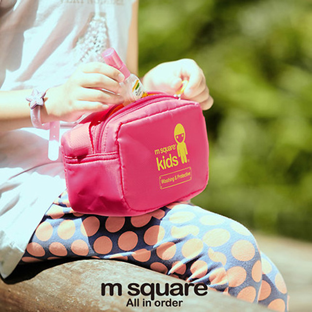 M Square kids 手提護理包-螢光粉