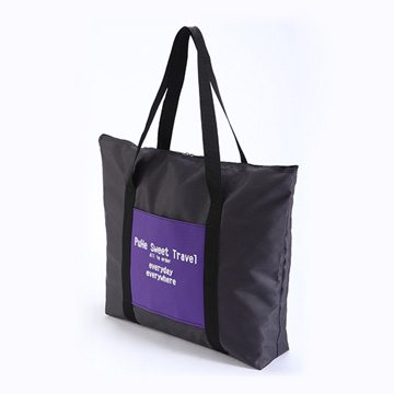 WAIPU 臺灣製造 摺疊旅行袋 萬用袋 可掛旅行箱拉桿單幫袋(紫)416