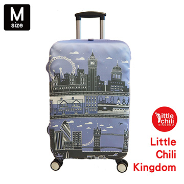 LittleChili行李箱套534-英國倫敦藍 M