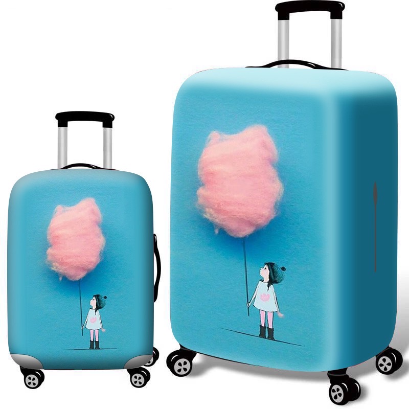 旅行行李箱加厚耐磨彈力保護套 棉花糖