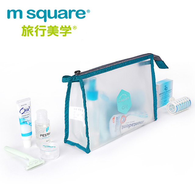 m square 城市系列防水毛巾包/化妝包