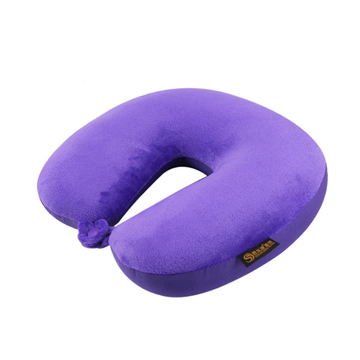 AOU 旅行配件 頸部工學U型枕 護頸枕 靠枕 午睡枕 (薰衣紫)66-015