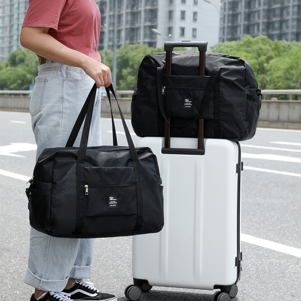 【BeOK】大容量行李袋 旅行收納袋 行李箱拉桿包 黑色