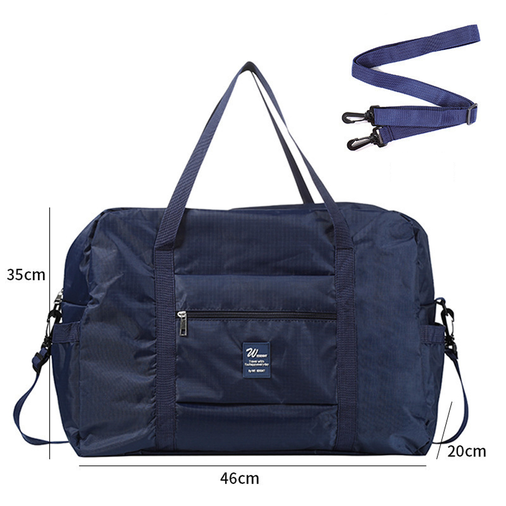【BeOK】大容量行李袋 旅行收納袋 行李箱拉桿包 藏青