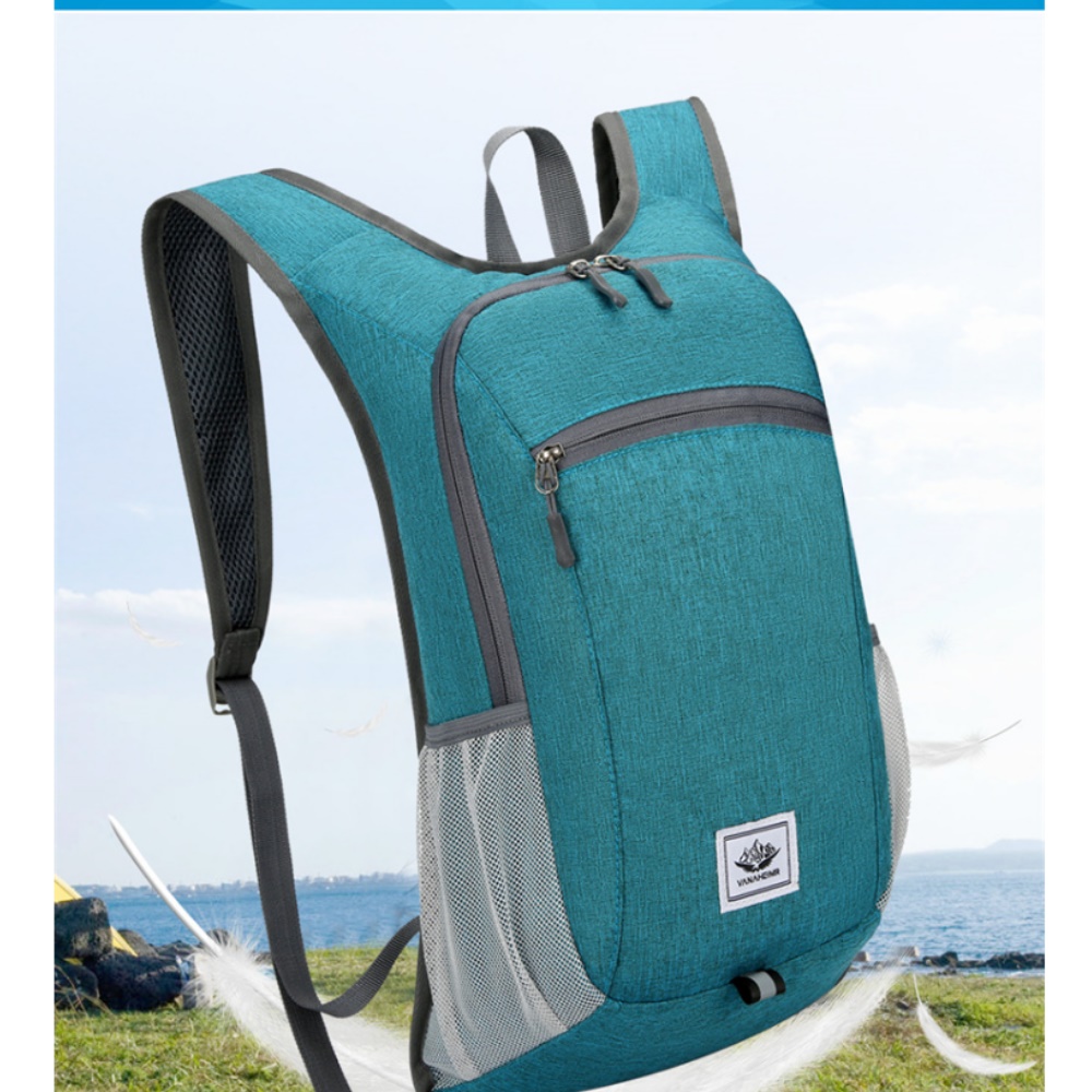 May shop【112110324-】折疊包戶外運動包輕便健行揹包旅行包中性休閒包