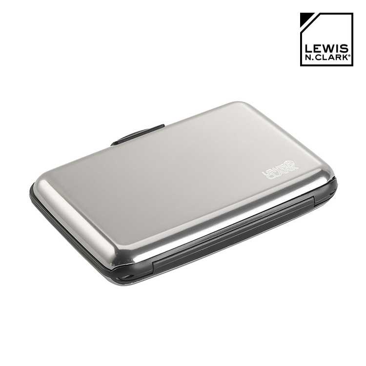 Lewis N. Clark RFID屏蔽鋁製卡片盒 1201 / 銀色