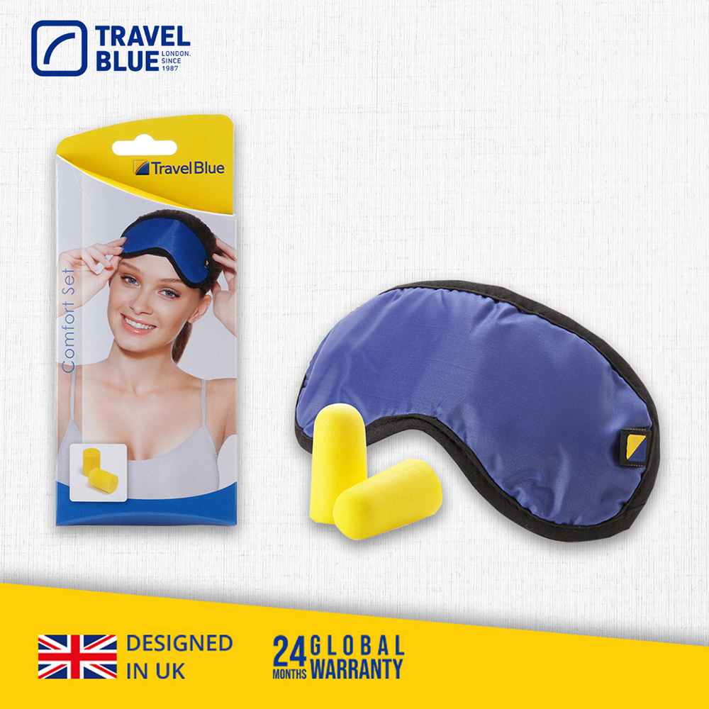 【 Travel Blue 藍旅 】 Comfort Set 旅行舒適套組(含眼罩與耳塞) TB451