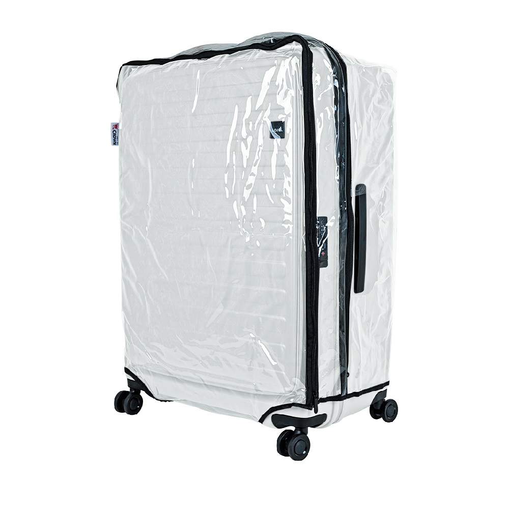 【CROWN】Luggage Cover 尺寸 CUBO 26吋 行李箱套 保護套 防塵套-透明雨衣套