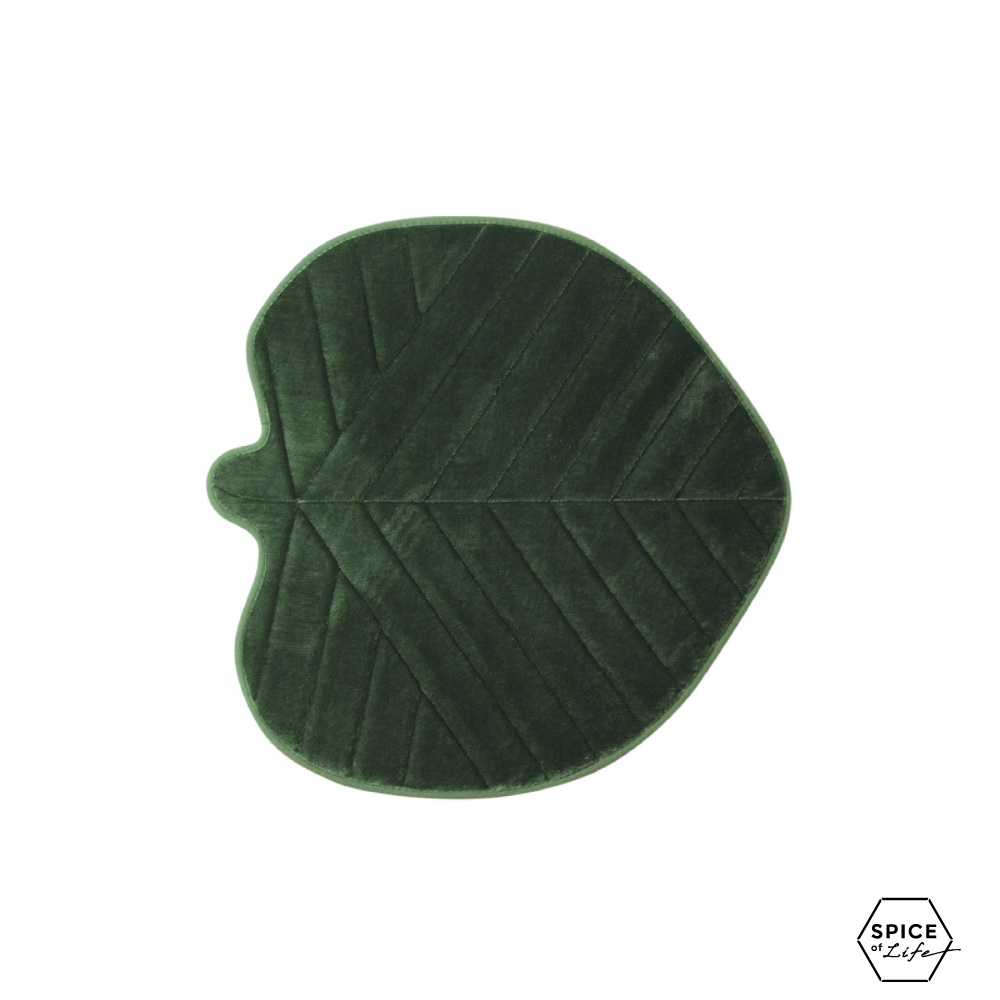 SPICE OF LIFE 樹葉軟墊/ 腳墊- 綠色圓形樹葉 地墊