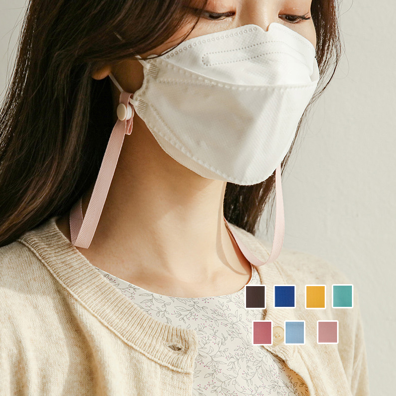 日韓時尚 口罩繩 口罩鍊 口罩掛繩 口罩項鍊 繽紛織帶系列