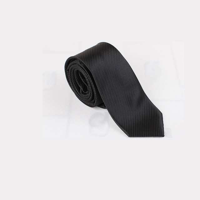 拉福，斜紋8cm寬版領帶手打領帶 (黑色防水)