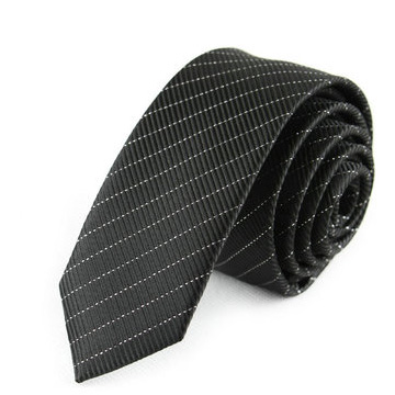 拉福，領帶窄版領帶韓版領帶5cm手打領帶(黑白斜線)