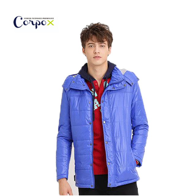 【Corpo X】男款科技羽絨長版外套(3M Thinsulate)-寶藍