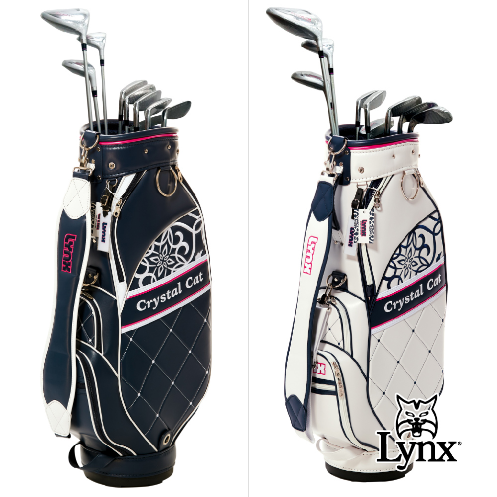 【Lynx Golf】女款Lynx山貓 Crystal Cat EF3 高爾夫套桿組-附球袋(二色)