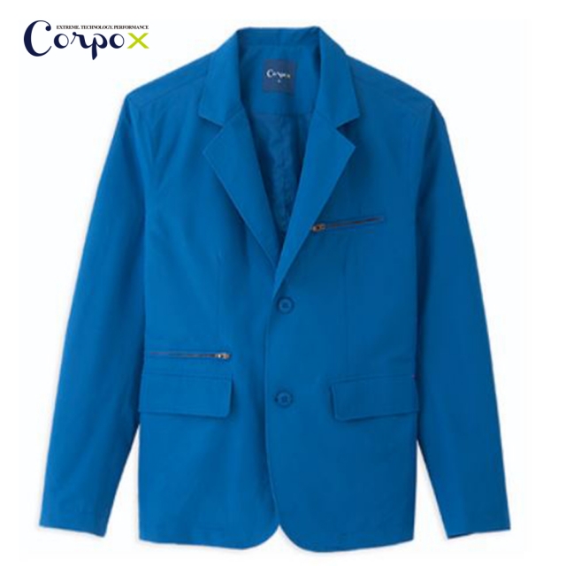 CorpoX-3M防潑水西裝外套-藍
